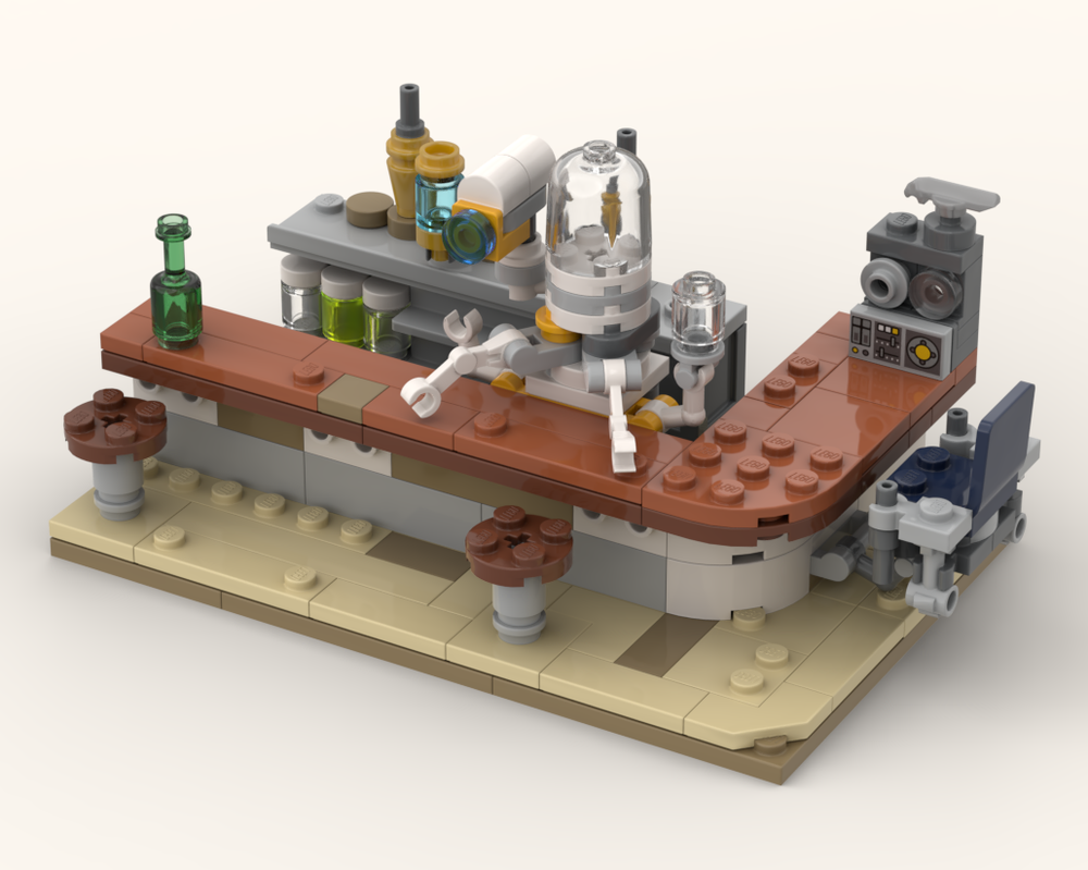 Lego Survivor Pyloon Saloon with Monk