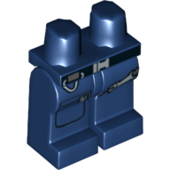Lego Hips and Dark Blue Legs with Gunbelt and Zipped Pocket Print / Dark Blue