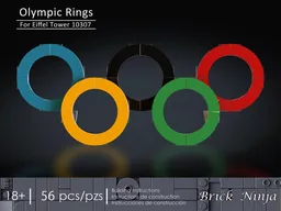 Olympic Rings (For Eiffel Tower #10307)