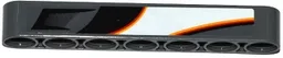 Technic, Liftarm Thick 1 x 7 with Air Intake and Red, Orange and White Flame Bottom Pattern Model Right Side (Sticker) - Set 42046
