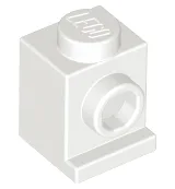 Brick Special 1 x 1 with Headlight / White