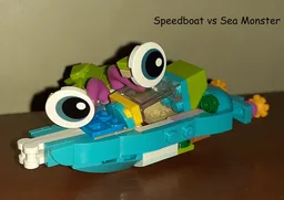 Speedboat vs Sea Monster - alt of 31128-1
