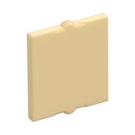 Lego Glass for Window 1 x 2 x 2 Flat / Tan