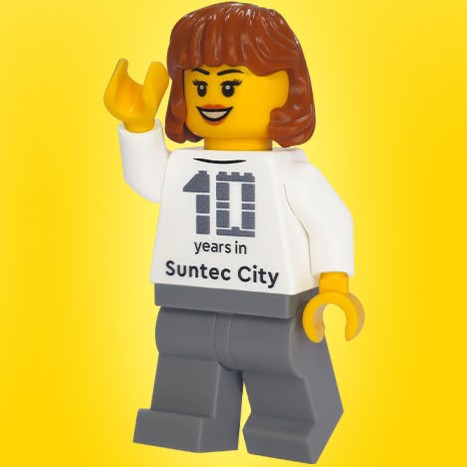 Lego Celebrating 10 Years at Suntec City - Female Minifigure