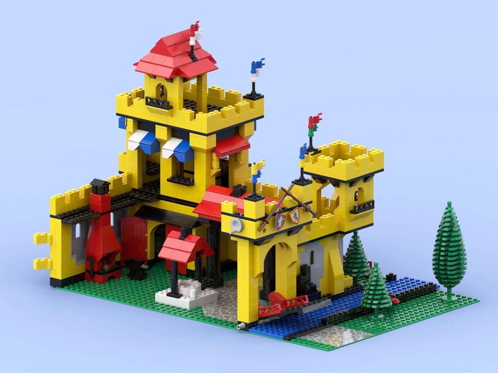 Lego Lion Head Castle, Part 1: The Court Yard - old version