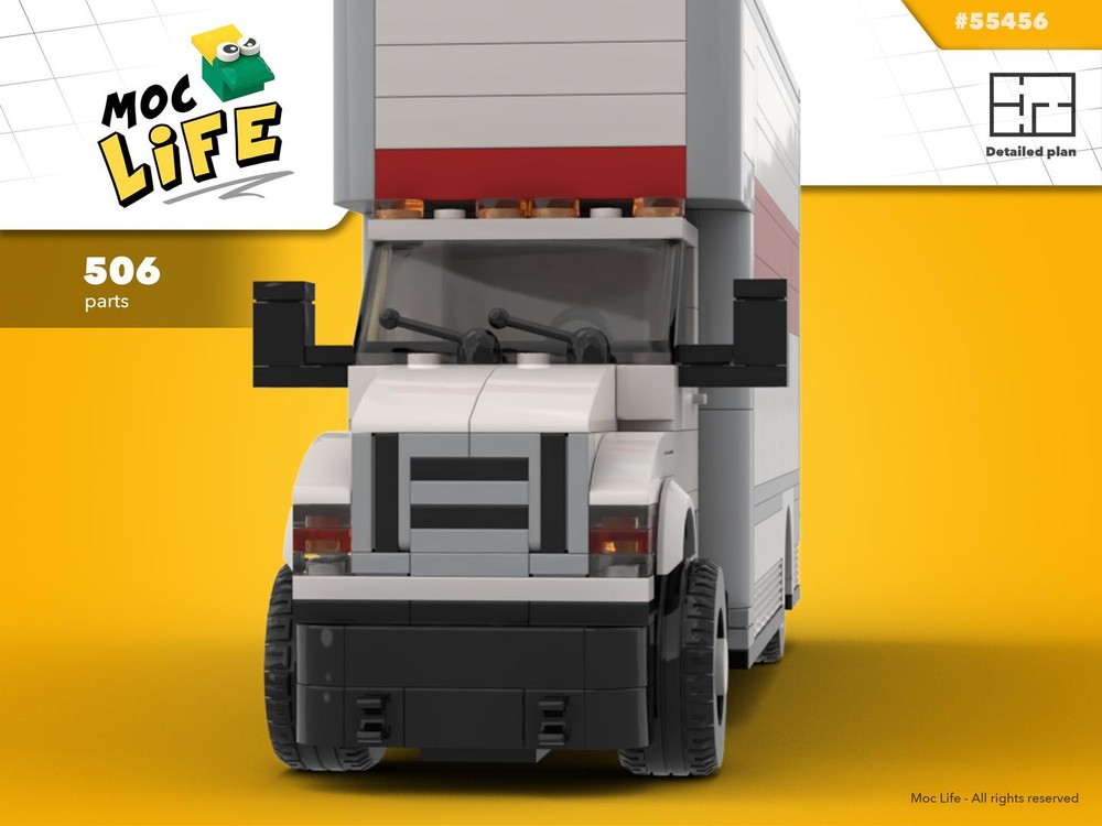 Lego Ford F-650 regular cab U-Haul