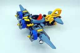 42201 Trimotor Propeller Plane