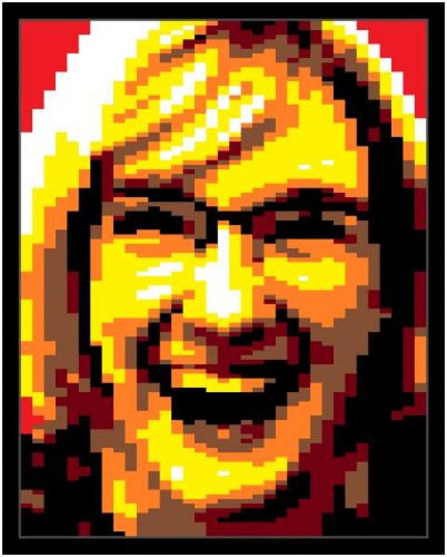 Lego SARAH MILLICAN (UK COMEDIAN) CELEBRITY PORTRAIT