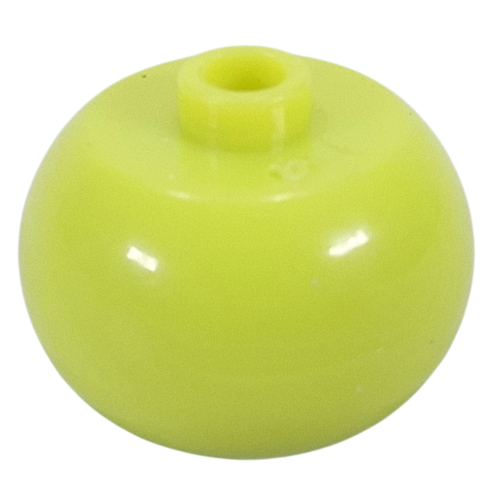 Lego Pen Bead, Round Orb / Yellowish Green