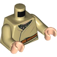Torso, Robe, Belt, Necklace Print, Tan Arms, Light Nougat Hands / Tan