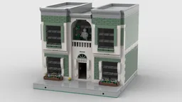 Brick Valley tenement house on the main street