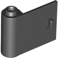 Lego Door 1 x 3 x 2 Left - Open Between Top and Bottom Hinge / Black