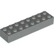 Brick 2 x 8 / Light Gray