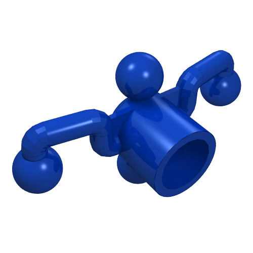 Lego Technic Steering Gear with 4 Ball Joints