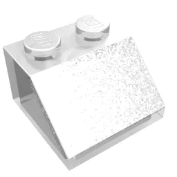 Brick Sloped 45° 2 x 2 / Trans-Clear