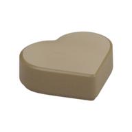 Lego Tile 1 x 1 Heart / Dark Tan