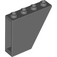 Lego Brick Sloped Inverted 60° 1 x 4 x 3 / Dark Bluish Gray