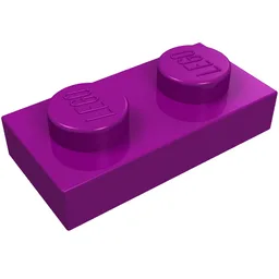 Plate 1 x 2 / Purple