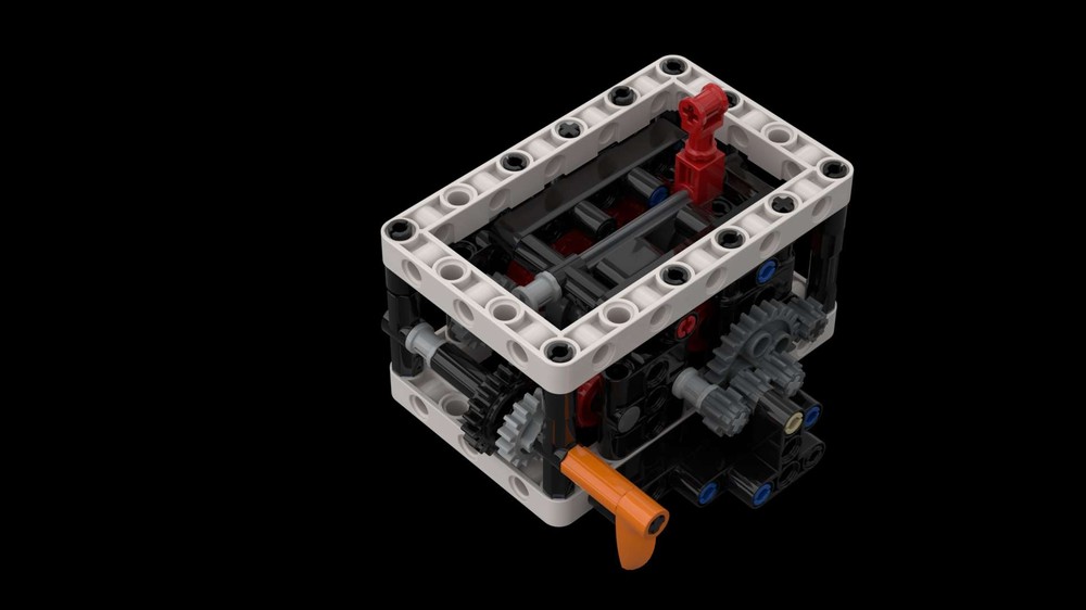 Lego 4 Speed + 2 Reverse Gearbox