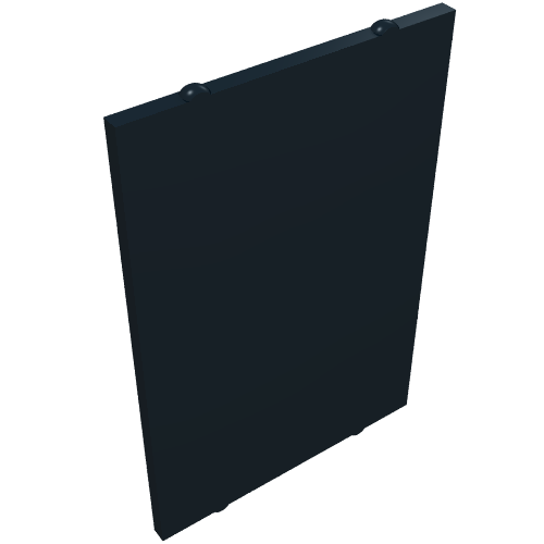 Lego Glass for Window 1 x 4 x 5 / Black