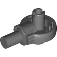 Technic Rotation Joint Ball Loop with Two Perpendicular Pins with Friction / Dark Bluish Gray