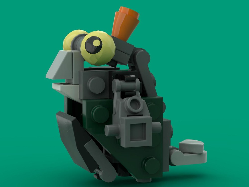 Lego Smallfry - our salmonid friend in Splatoon 3