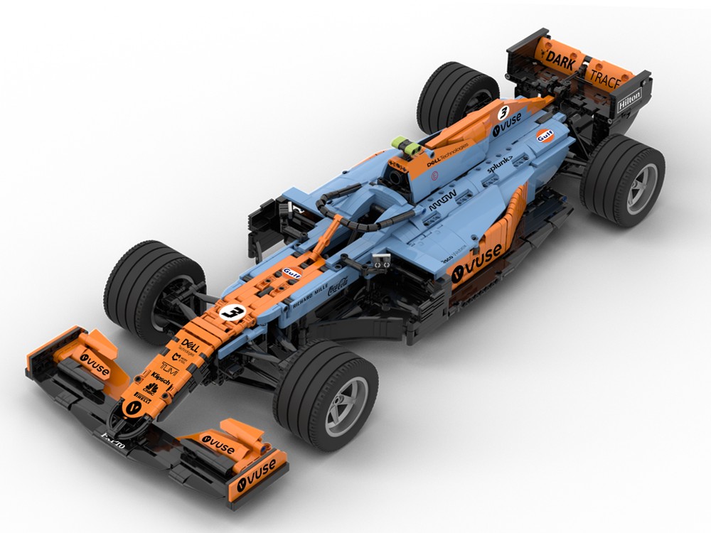 Lego McLaren F1 MCL35M (Detailed Edition) Monaco 2021 Livery 1:8 Scale