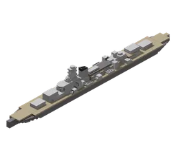 1:560 scale KMS clausewitz (WOWS)