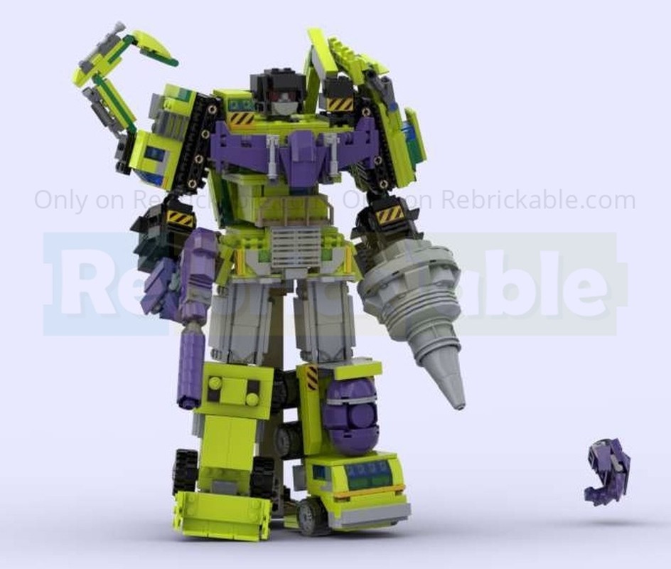 Lego TF-006A Transformers Devastator (G1 color)