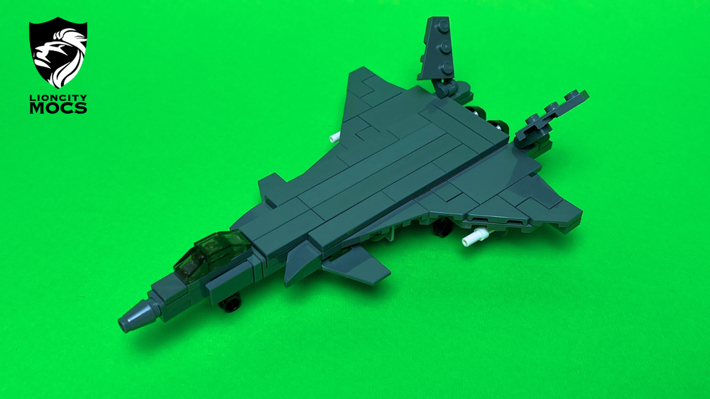 Lego Chengdu J-20 Lego Tutorial (1:120)