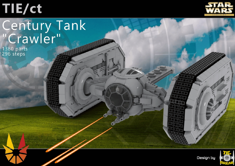 Lego TIE Crawler (TIE/ct) Century Tank