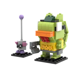 Brickheadz Francis (From Super Paper Mario) + Meowbomb
