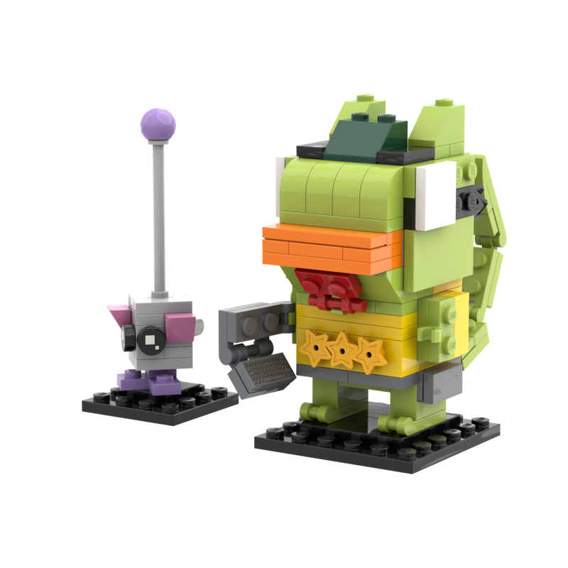 Lego Brickheadz Francis (From Super Paper Mario) + Meowbomb