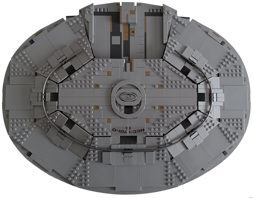 Lego Saucer Section Improvements for Lego Enterprise (Set: 10356-1)