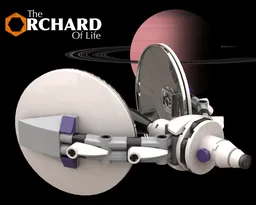 Crested Angel Solar Moth / Light Moth Spacecraft