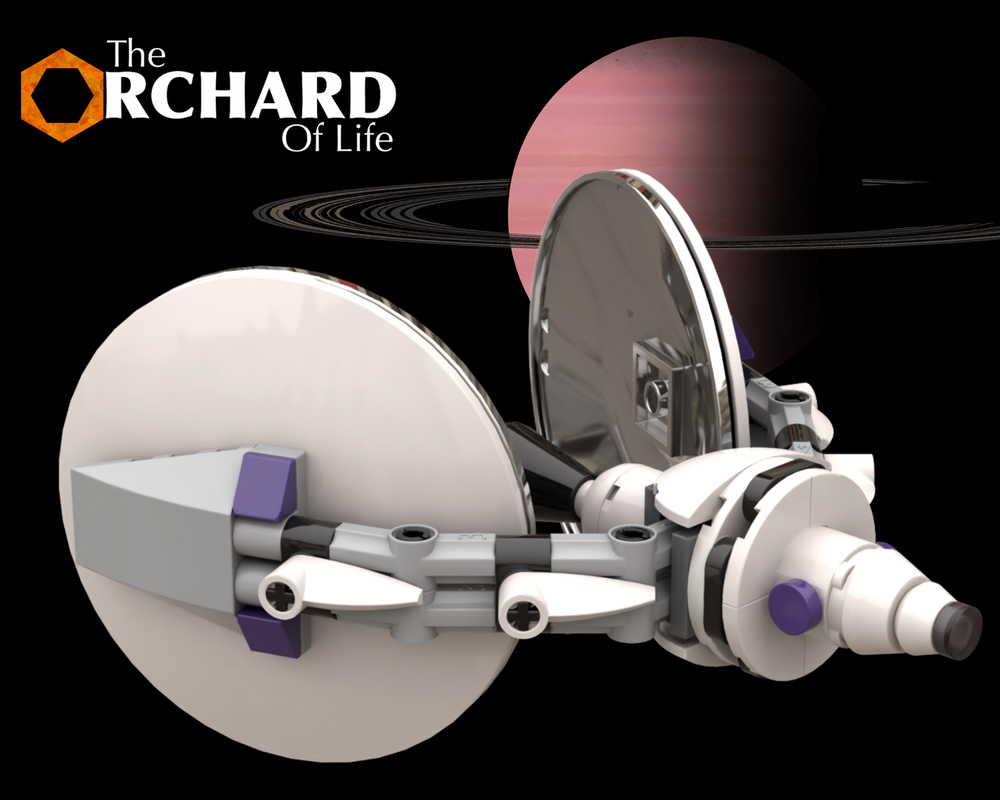 Lego Crested Angel Solar Moth / Light Moth Spacecraft