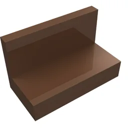 Panel 1 x 2 x 1 [Square Corners] / Brown