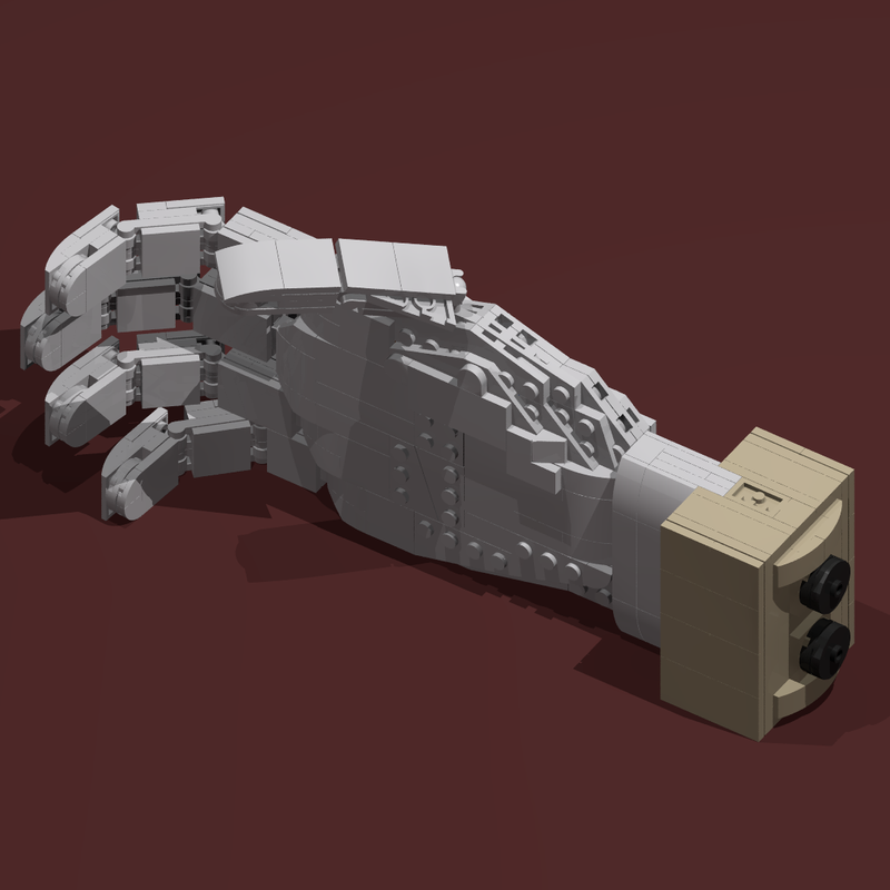 Lego Shigaraki Tomura's hands (right no wrist fold)