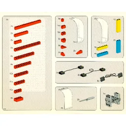 Activity Booklet 2 - Parts Tray Organizer Card - Set 9701 / [No Color/Any Color]