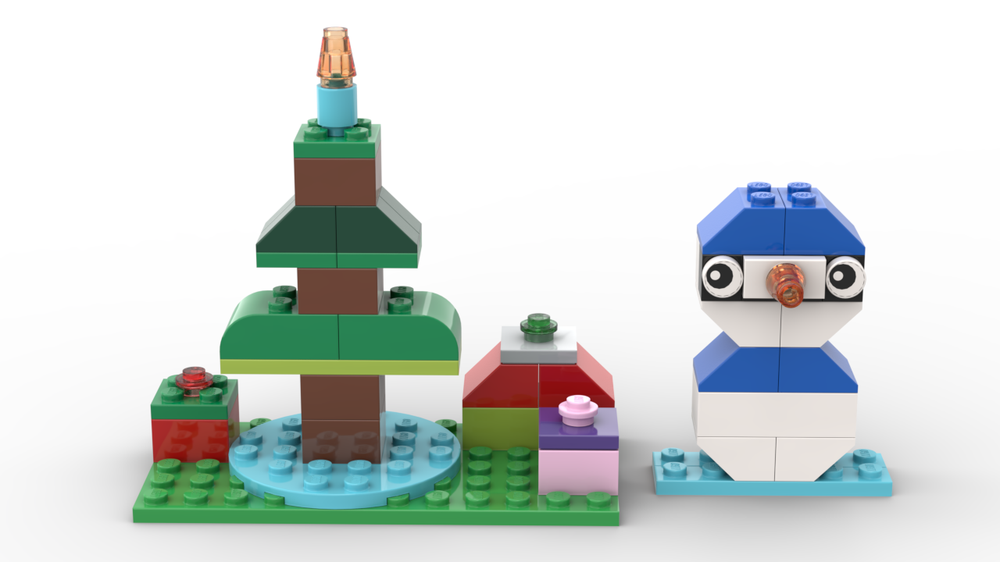 Lego 10695 Christmas tree and Snowman