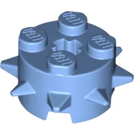 Brick Round 2 x 2 Special with Spikes / Medium Blue