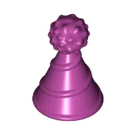 Headwear Accessory Hat with Small Pin, Clown / Party with Pin / Magenta