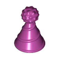 Lego Headwear Accessory Hat with Small Pin, Clown / Party with Pin / Magenta