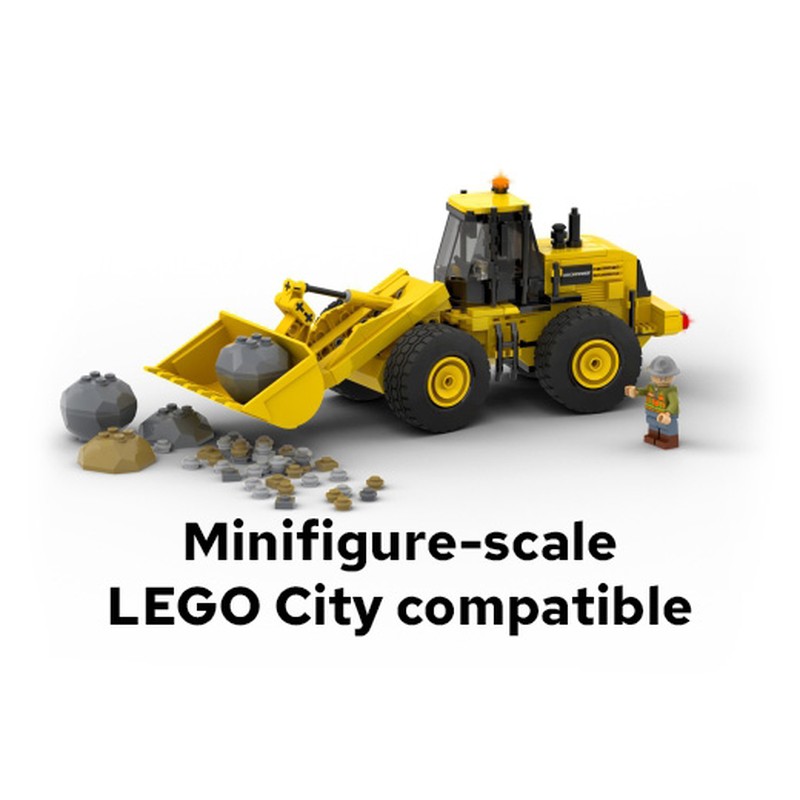 Lego Front Loader Excavator – Construction Vehicle