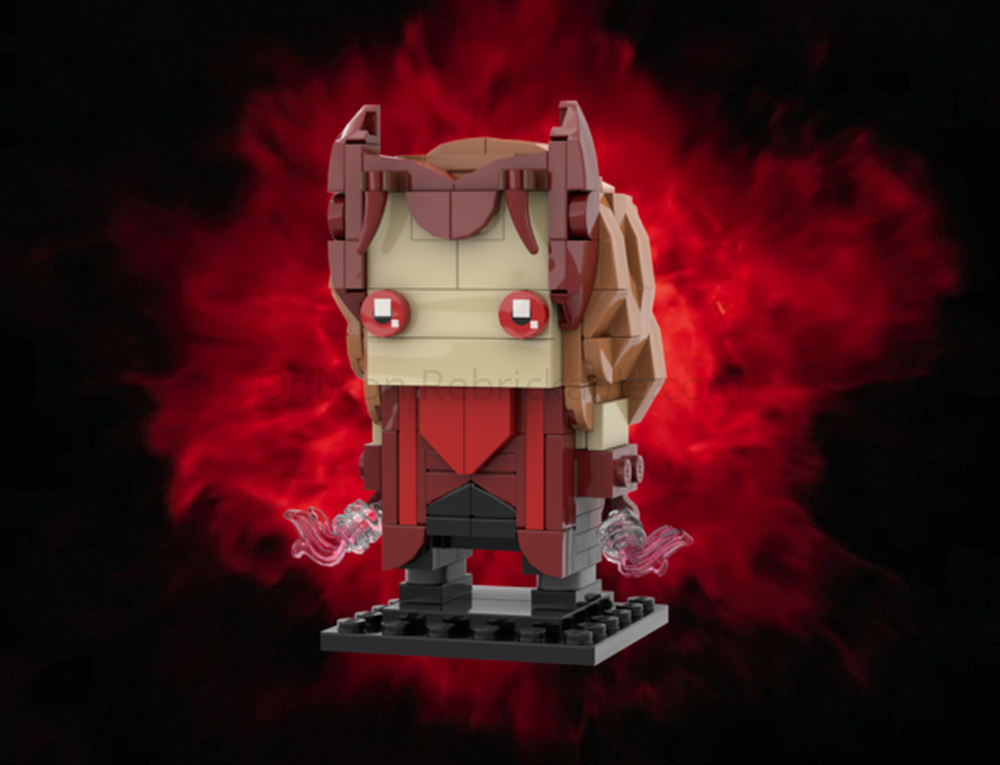Lego Scarlet Witch (Wanda Maximoff) Brickheadz - MCU