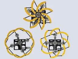 Lego hoberman mechanism 2