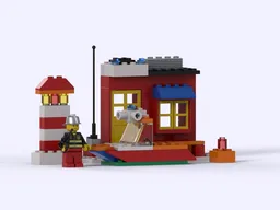 6191 B-Model - Fire station with boat