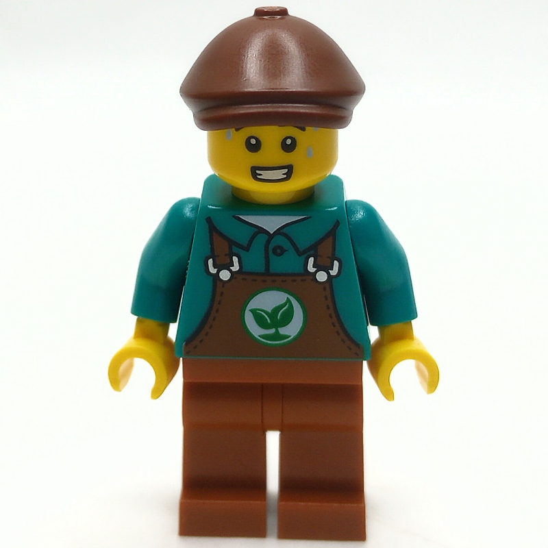 Lego Janitor, Dark Orange Apron