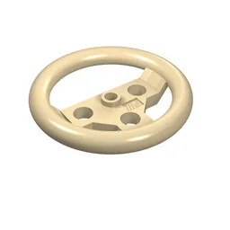 Technic Steering Wheel Large / Tan