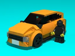 Orange Hatchback